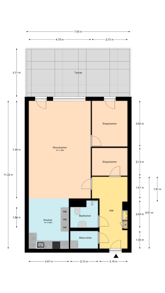Plattegrond voor 