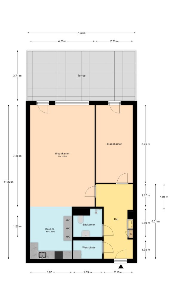 Plattegrond voor 