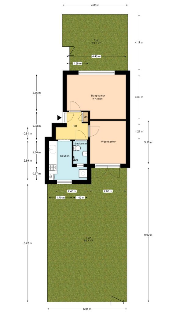 Plattegrond voor 