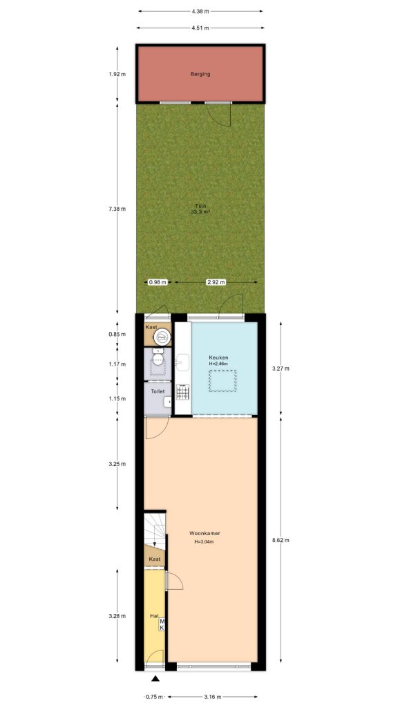 Plattegrond voor 
